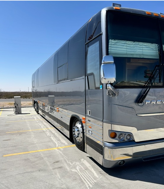 Our Bus Seattle showing off 